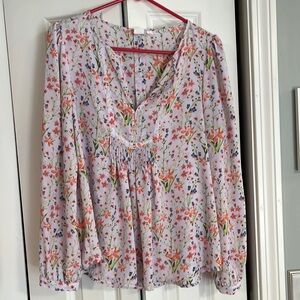 Pink Floral Gap Size Medium Tunic